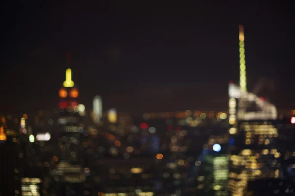 Огни Нью-Йорка — стоковое фото