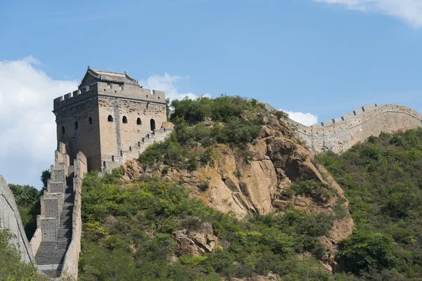 Große Wand aus Porzellan bei jinshanling — Stockfoto