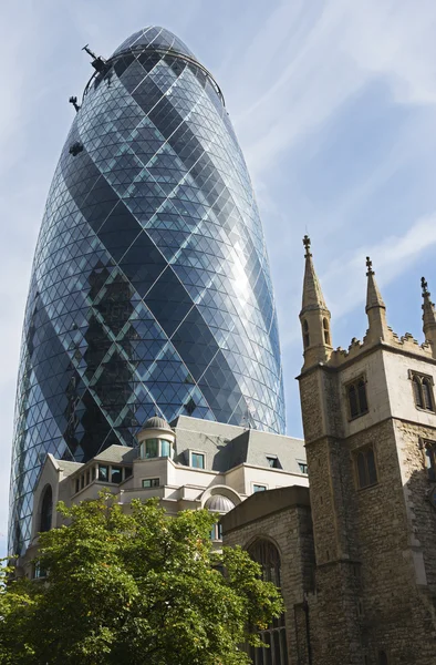 De augurk gebouw, Londen — Stockfoto