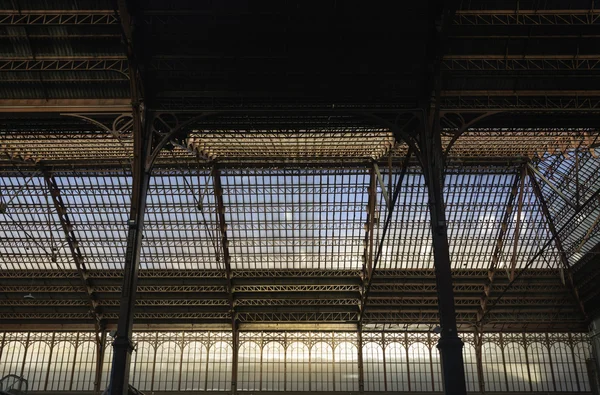 Railway station ceiling, Madrid — Stock Photo, Image