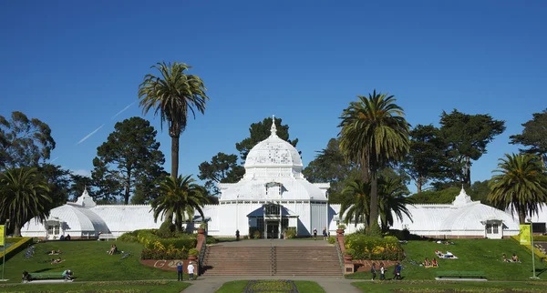 Konserwatorium kwiatów, san francisco — Zdjęcie stockowe