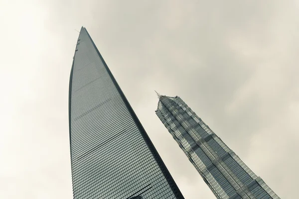 Moderne shanghai wolkenkrabbers — Stockfoto