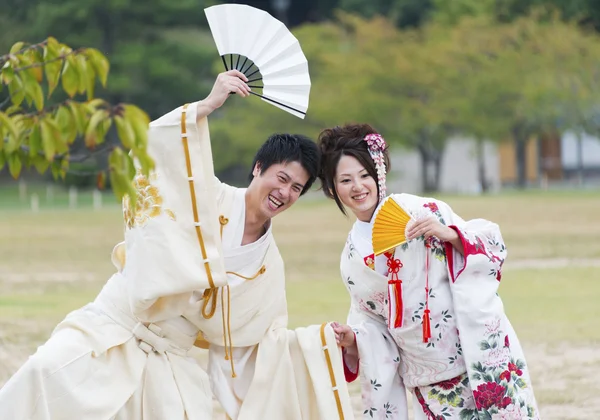 Casal japonês Fotografias De Stock Royalty-Free