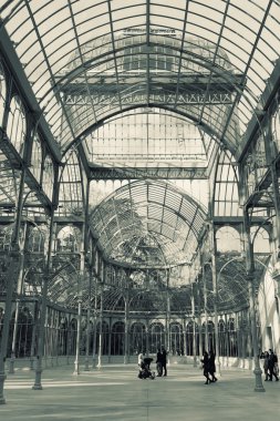 Palacio de cristal, parque del buen retiro madrid