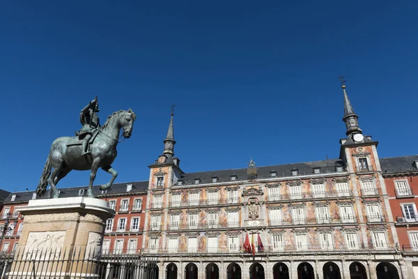 Plaza Mayor w Madrycie — Zdjęcie stockowe