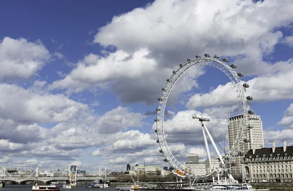 London eye, Wielka Brytania — Zdjęcie stockowe