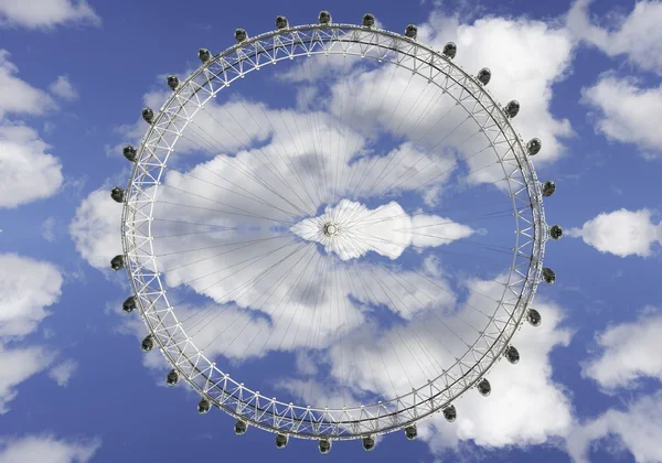 Reflections, London Eye — Stock Photo, Image