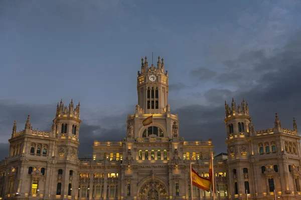 Plaza de Cibeles, Madrid — Stock Photo, Image