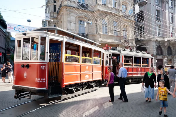 Rua Istiklal, Istambul — Fotografia de Stock