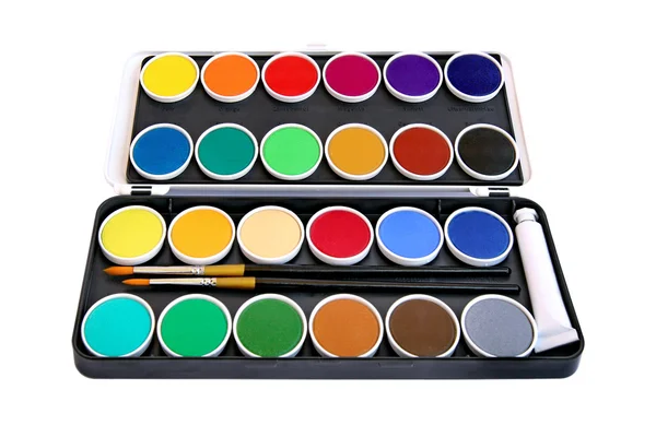 Watercolor box — Stock Photo, Image