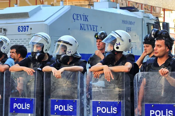 Polizeilinie — Stockfoto