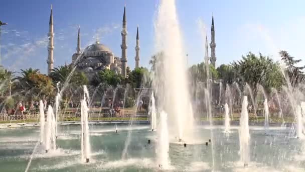 Mesquita Azul no Verão — Vídeo de Stock
