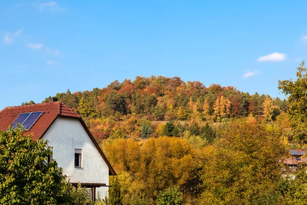 Solcellepaneler – stockfoto