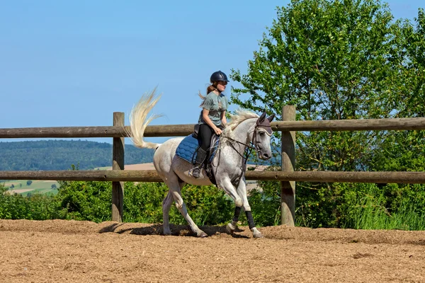 Riding Girl — Stock Photo, Image