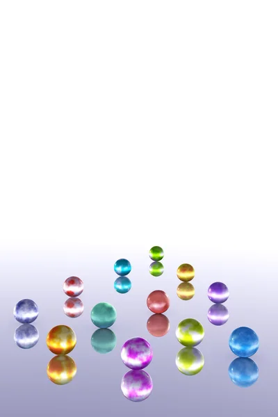 Boules de cristal Photo De Stock
