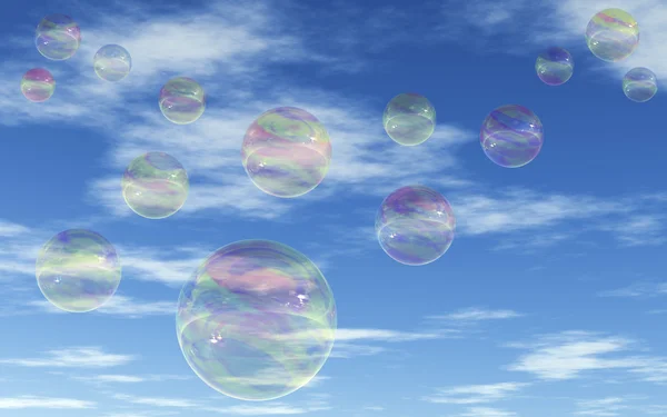 Барвисті бульбашки Стокове Зображення