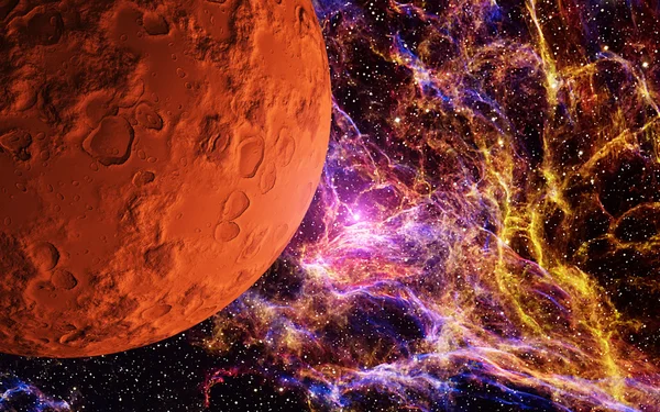 Red Moon — Stock Photo, Image