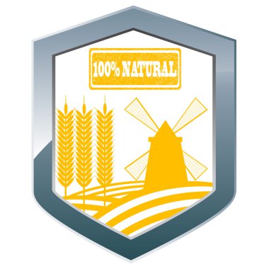 Bütün taneli tahıl ürünleri reklam ile Silve kalkan