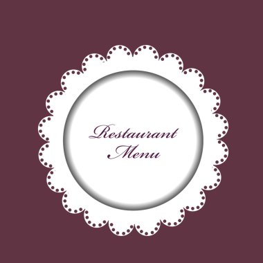 Restoran Menü arka plan