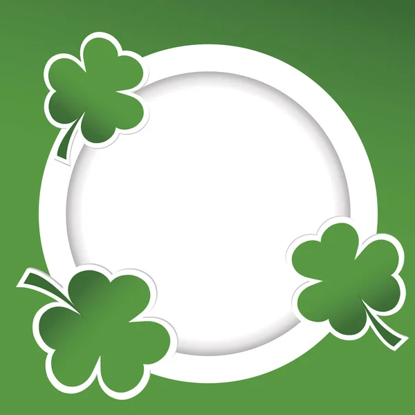 Carte d'illustration Shamrock pour la Saint-Patrick — Photo