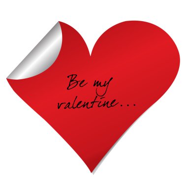 kalp sopa ile benim Sevgililer Metin olarak