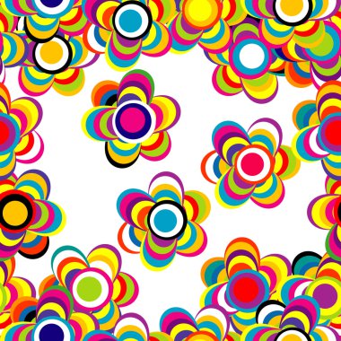 çiçek arka plan seamless modeli