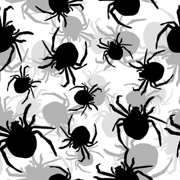 Background with spiders — Stock Photo, Image