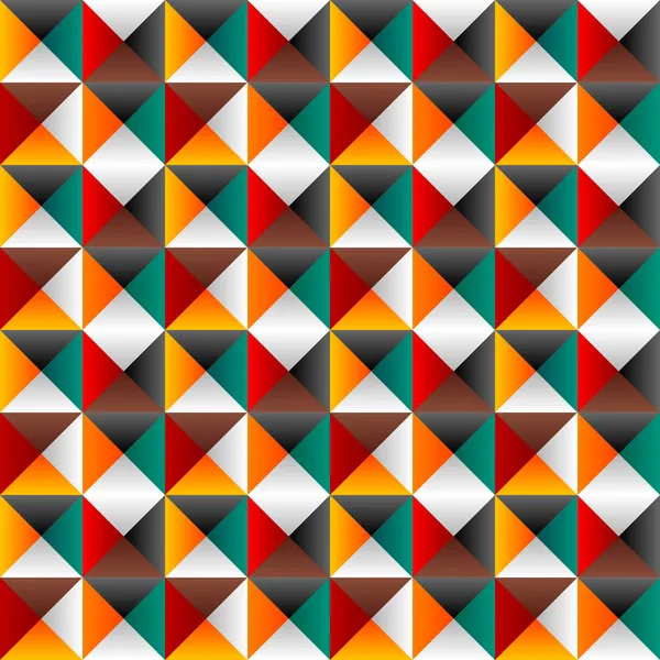 Seamless background with colored triangles — Stock Photo, Image