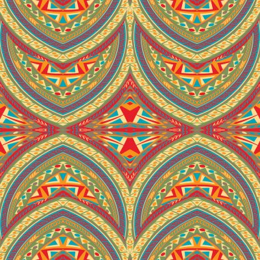 Etnik motifler renksiz arkaplan