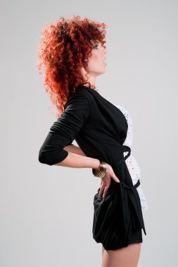 güzel kızıl saçlı kız