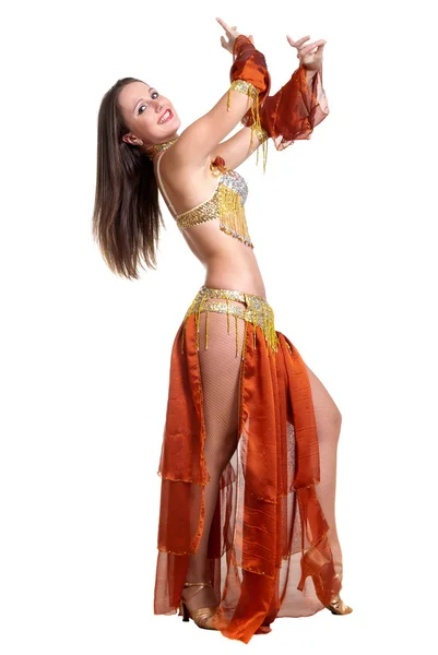 Ragazza in costume arabo orientale — Foto Stock