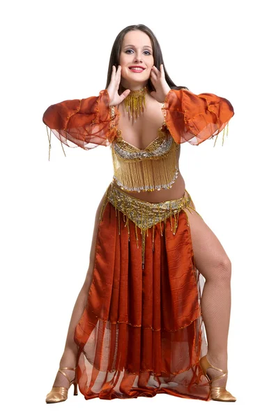 Girl in oriental arabian costume — Stock Photo, Image