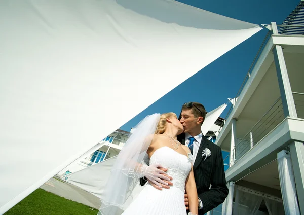 Newly married couple — Stock Photo, Image