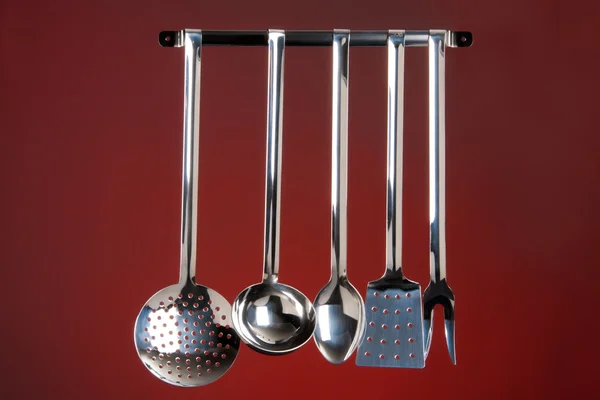 鋼の調理器具 — ストック写真