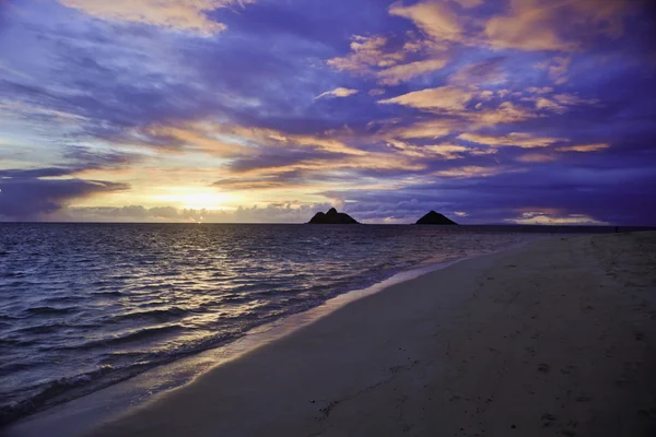 Pacific sunrise in hawaii — Stock Photo, Image