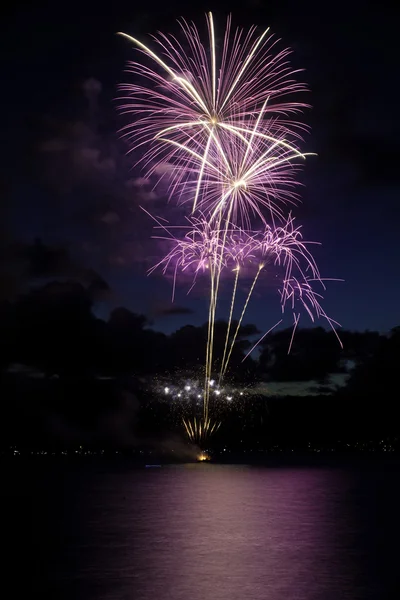 Vuurwerk op de 4e — Stockfoto