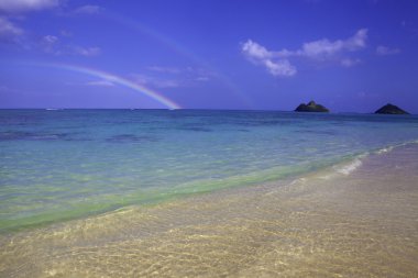 Gökkuşağı lanikai Beach, hawaii