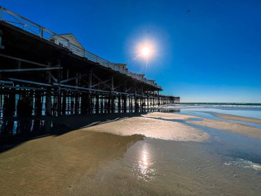 Crystal Pier, San Diego 'da günbatımı