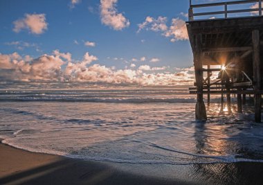 Pacific Beach San Diego 'da gün batımı