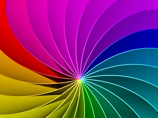 3D Regenbogenspektrum Hintergrund — Stockfoto