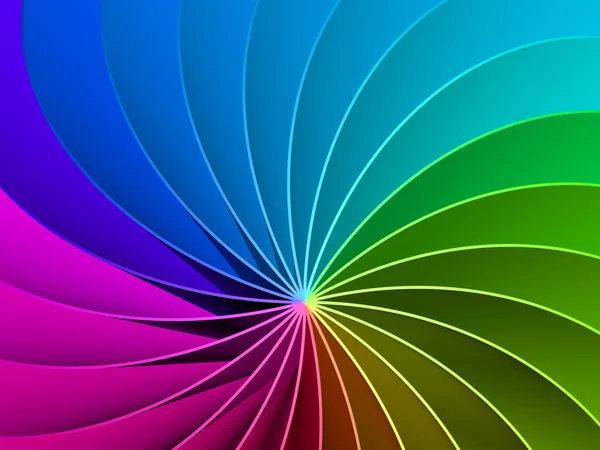 3D Regenbogenspektrum Hintergrund — Stockfoto