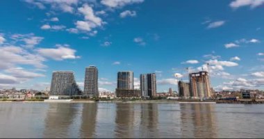 Belgrad Rıhtımı Sırbistan 'ın Sava Nehri üzerinde