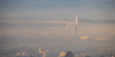 Airpolluton air pollution, Europe, Serbia, Valjevo city
