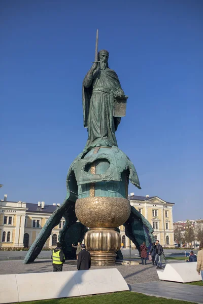 Monumento Stefan Nemanja Creador Del Estado Serbio Belgrado Serbia —  Fotos de Stock