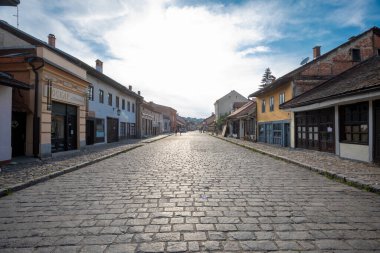 Valthe, Sırbistan - 3 Haziran 2022: Tesnjar - Sırbistan 'ın Valthe kentinin eski otantik bölümü