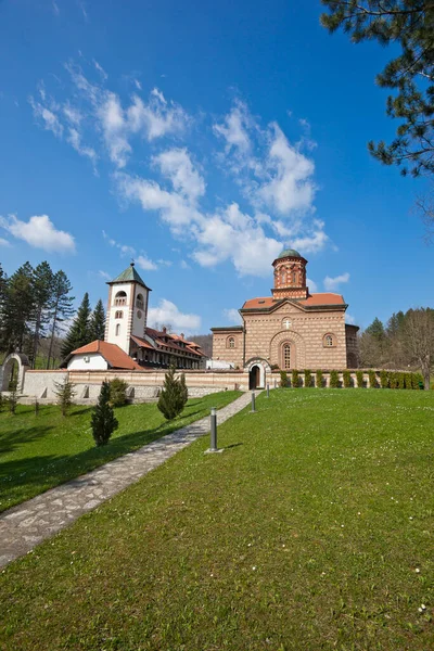 Lelic Famous Orthodox Monastery Church Village Valjevo West Serbia — Fotografia de Stock