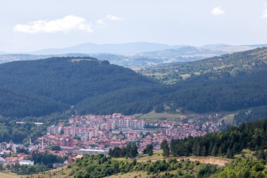 Panorama of Pljevlja city, town and city municipality in Northern Montenegro, Montenegro