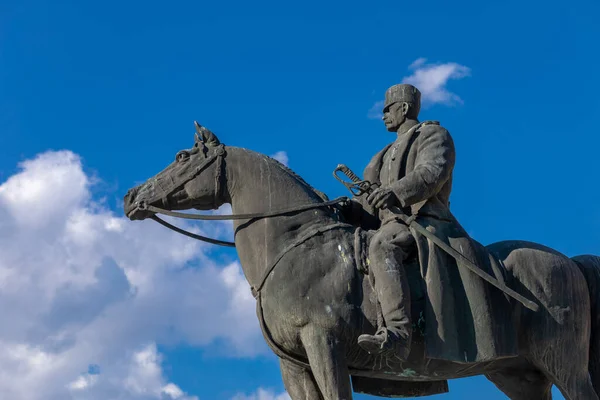 Feldmarschall Vojvoda Zivojin Misic Denkmal Mionica Stadt Bezirk Kolubara Serbien — Stockfoto