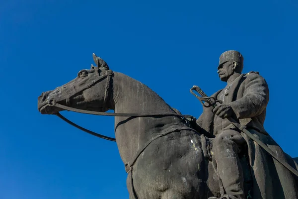 Mariscal Campo Vojvoda Zivojin Misic Monumento Mionica Ciudad Distrito Kolubara —  Fotos de Stock