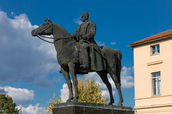 Feldmarschall Vojvoda Zivojin Misic Denkmal Mionica Stadt Bezirk Kolubara Serbien — Stockfoto